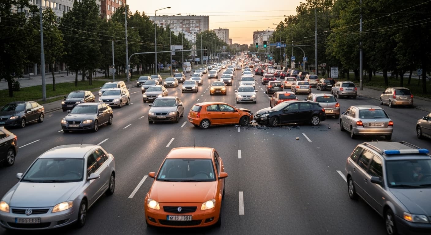 Blog post thumbnail: Do certain car colors reduce accidents? - Legal advice and information about car accident law