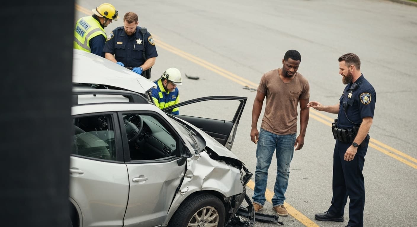 Blog post thumbnail: Driver Responsibilities: What to Do in a Car Accident? - Legal advice and information about car accident law